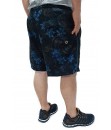 SHORT ESTAMPADO COM ELASTANO EXTRA GRANDE - AZUL